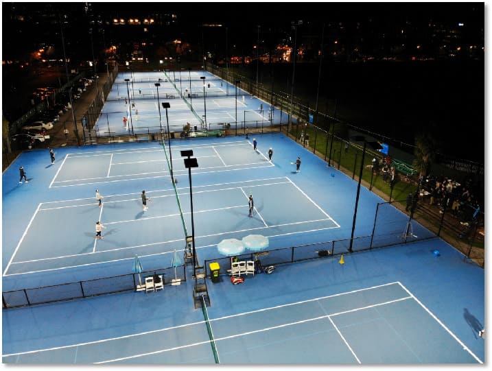 Australia Tennis Court Club Lighting Project (2016-2025)