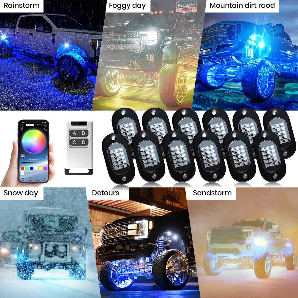 RGB Car Rock lights