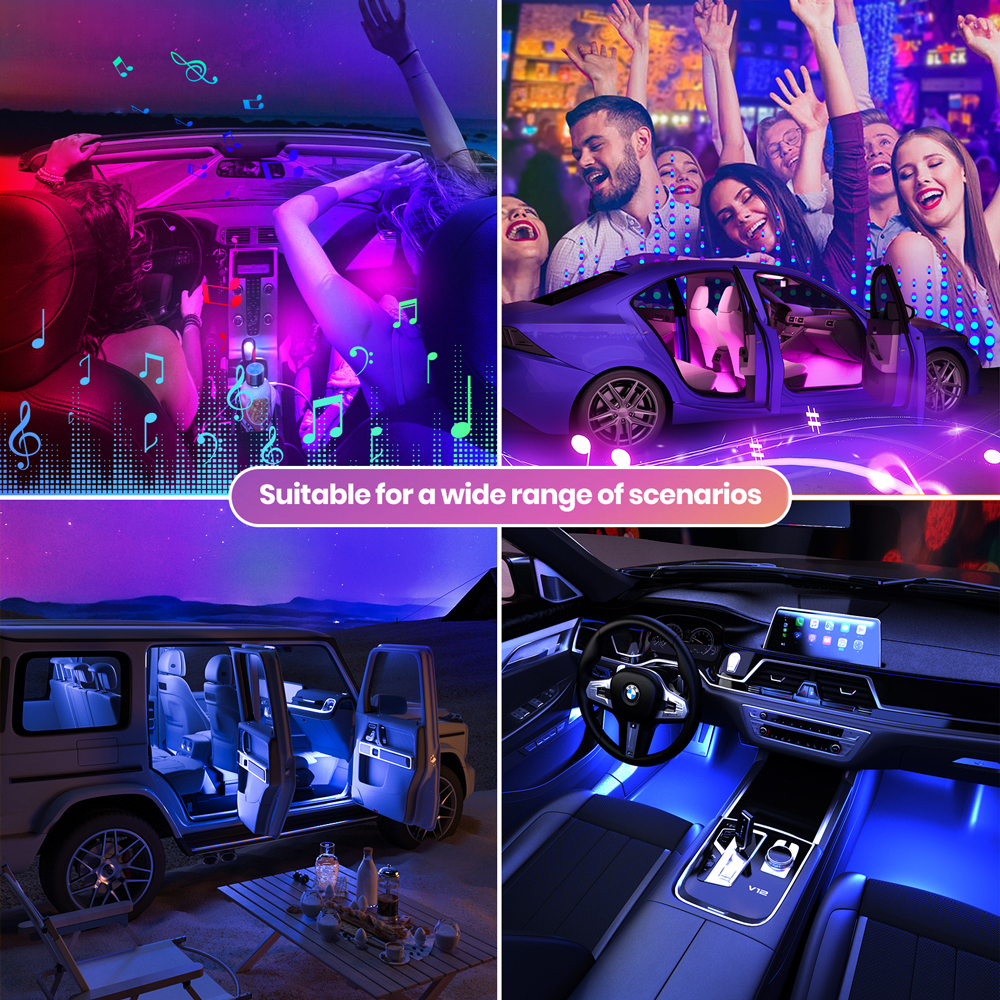 RGB Interior Car Bar Light