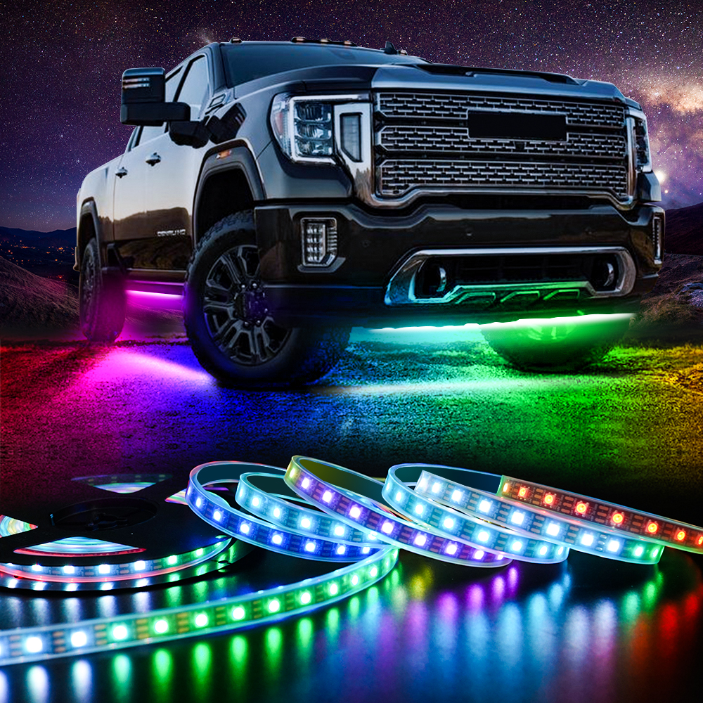 Car Exterior Dream Color Under glow Strip Lights