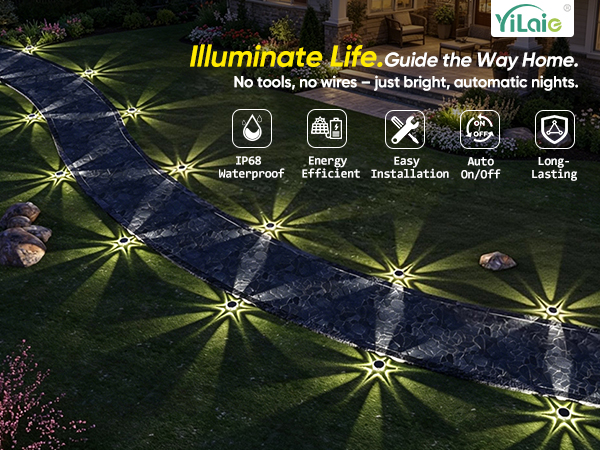 Solar Landscape Lights(Round spot light)