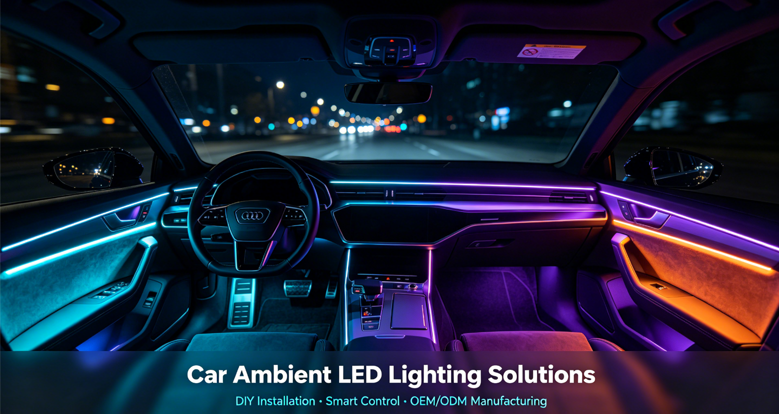DIY Car Ambient LED Lighting Booms as In-Car Customization Goes Mainstream