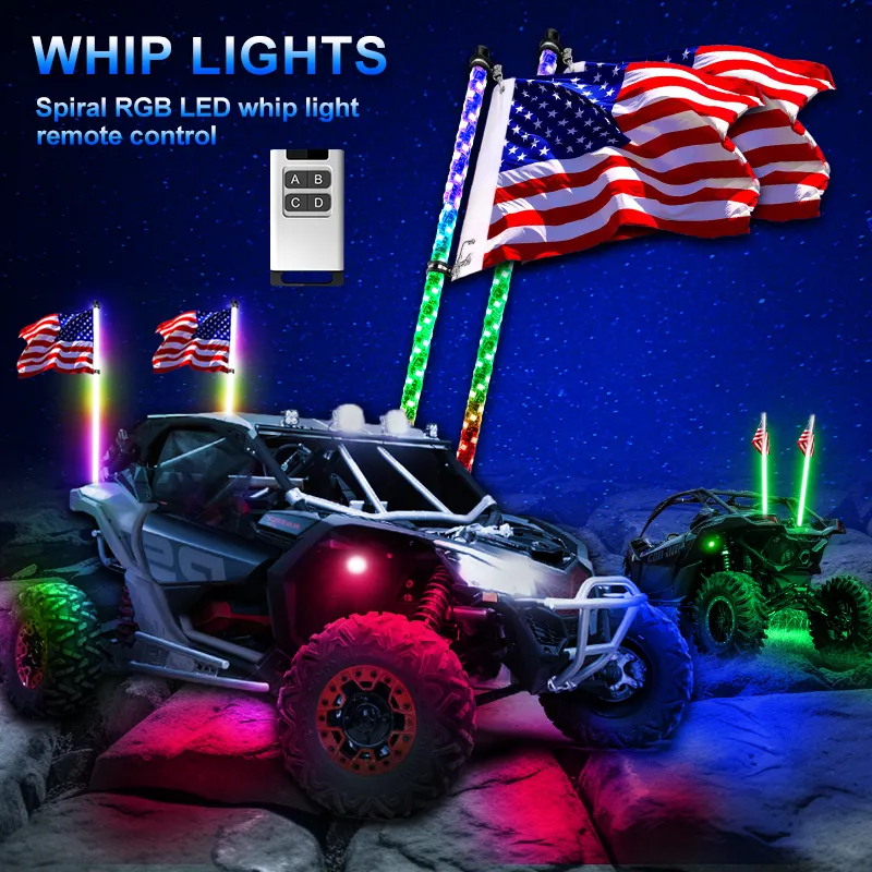 Rgb Led Whip  Lights