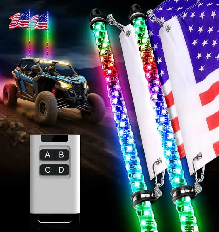 Rgb Led Whip  Lights