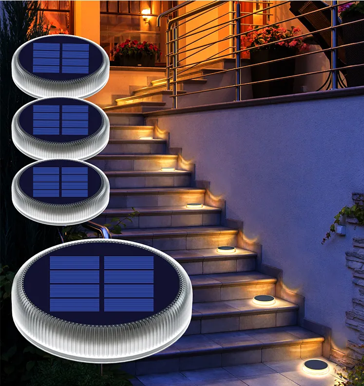 Solar Led Deck Light ( Round )