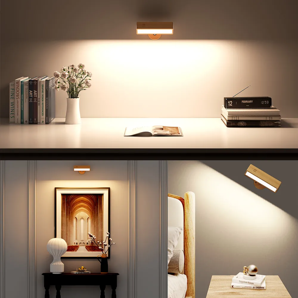 Solid Beech Wooden Wall Light