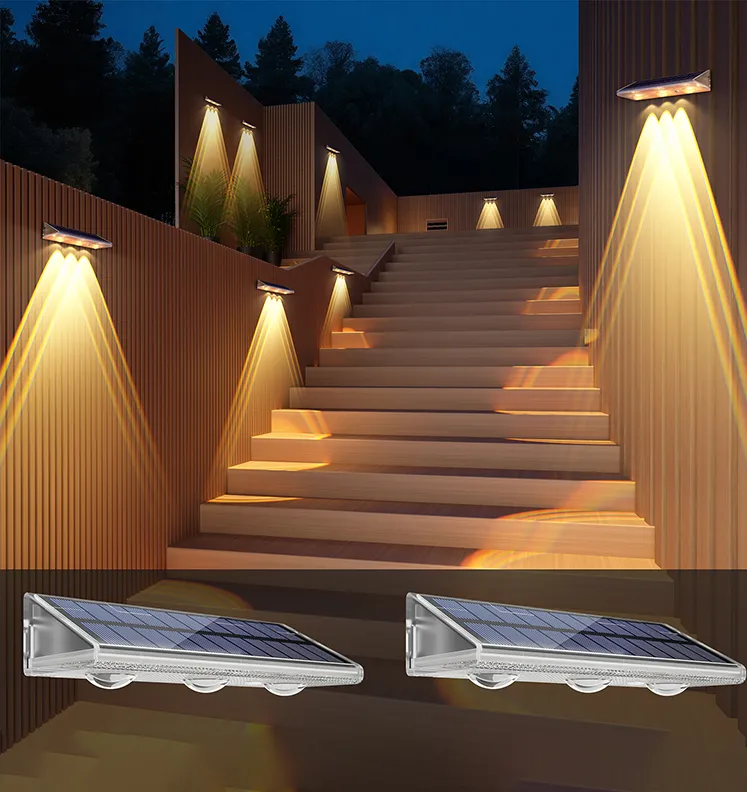 Solar Fence Wall Lights