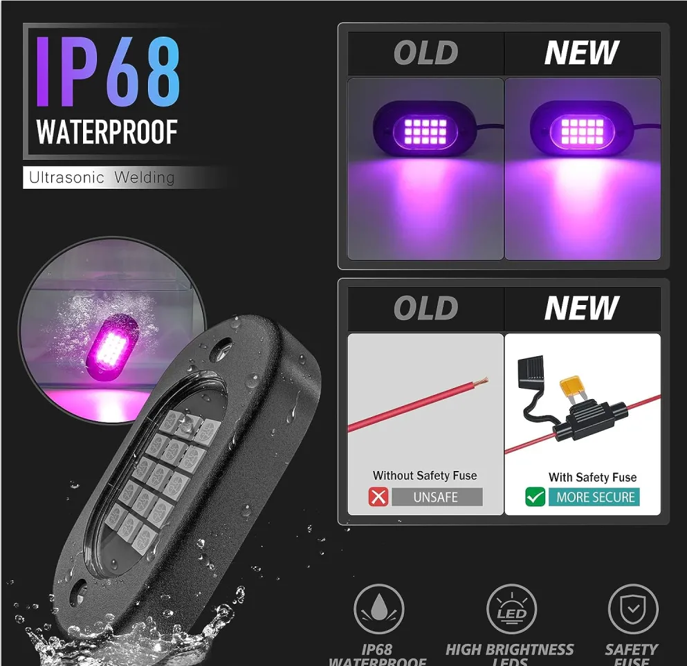 RGB Car Rock lights