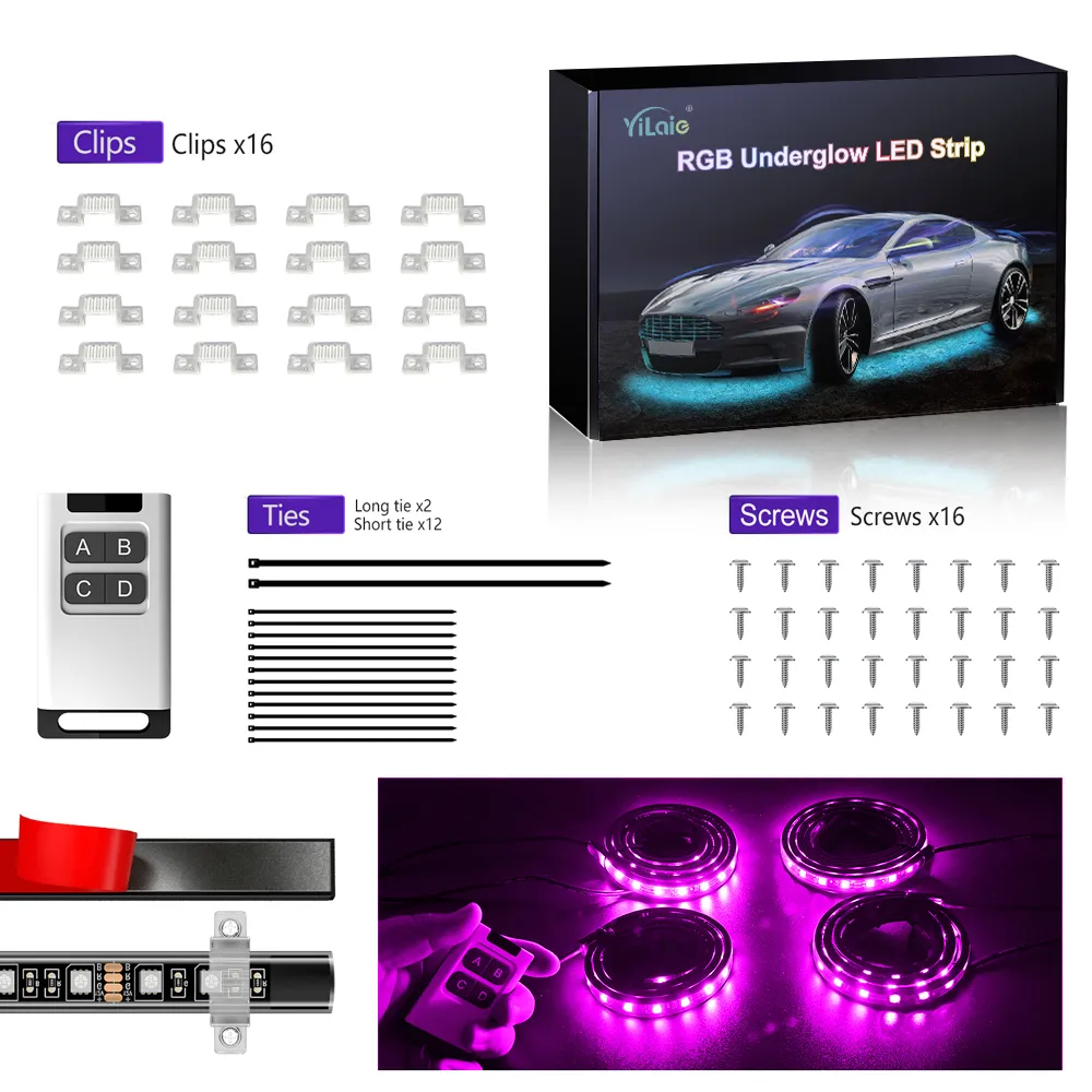 RGB Under-glow Car strip Light