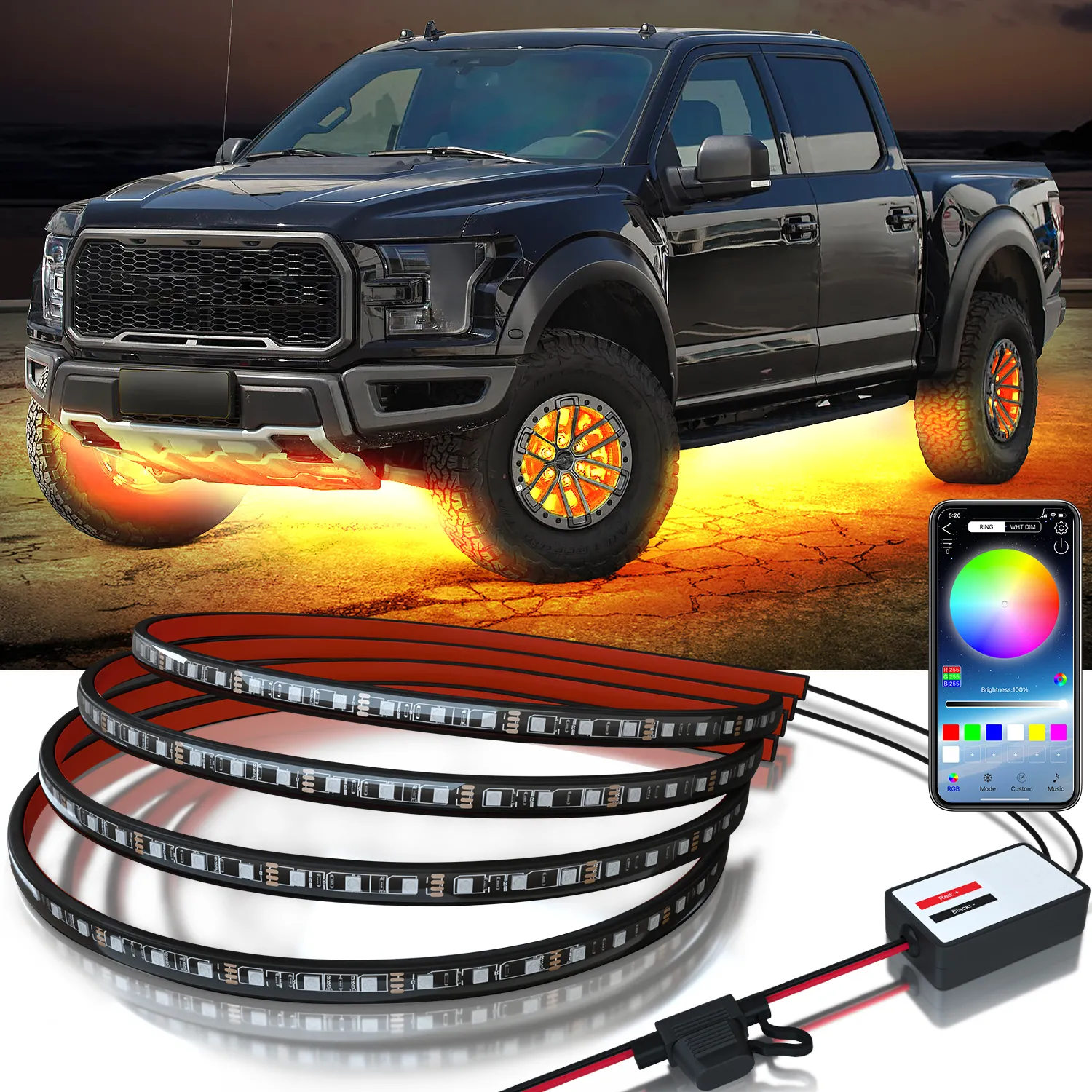 RGB Under-glow Car strip Light
