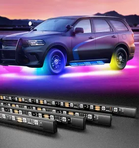 Car Exterior Dream Color Under glow Strip Lights