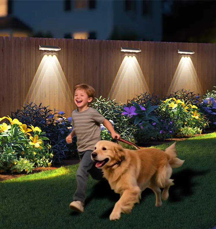 Solar Rgbw Fence Wall light