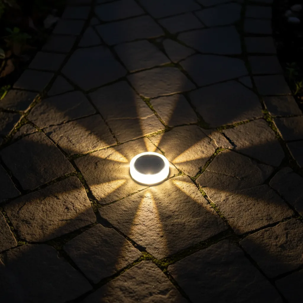 Solar Landscape Lights(Round spot light)