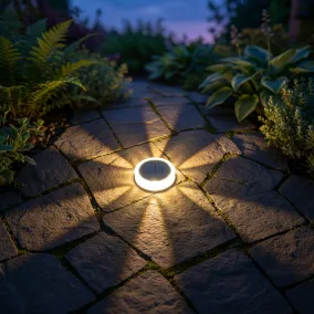 Solar Landscape Lights(Round spot light)