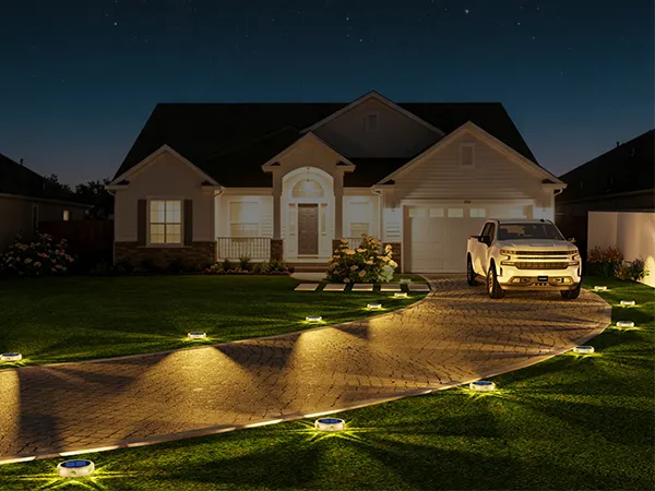 Solar Landscape Lights(Round spot light)