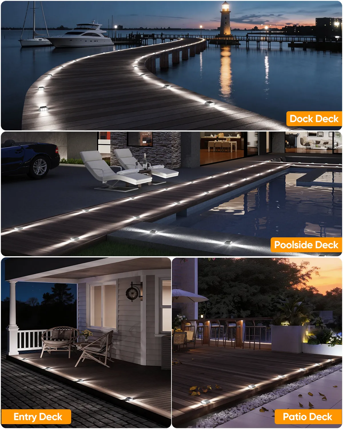 Solar Landscape Light(Deck Light)