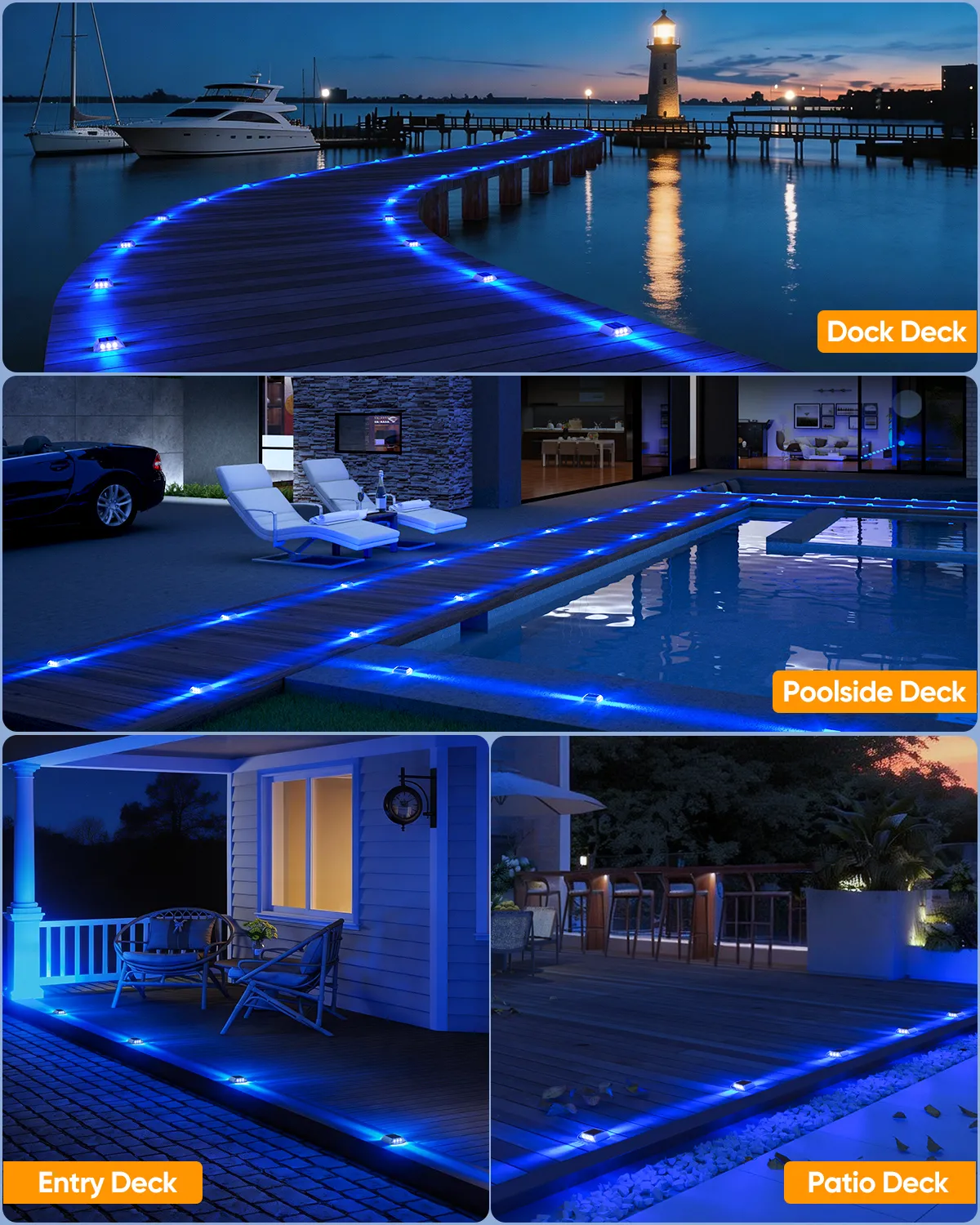 Solar Landscape Light(Deck Light)