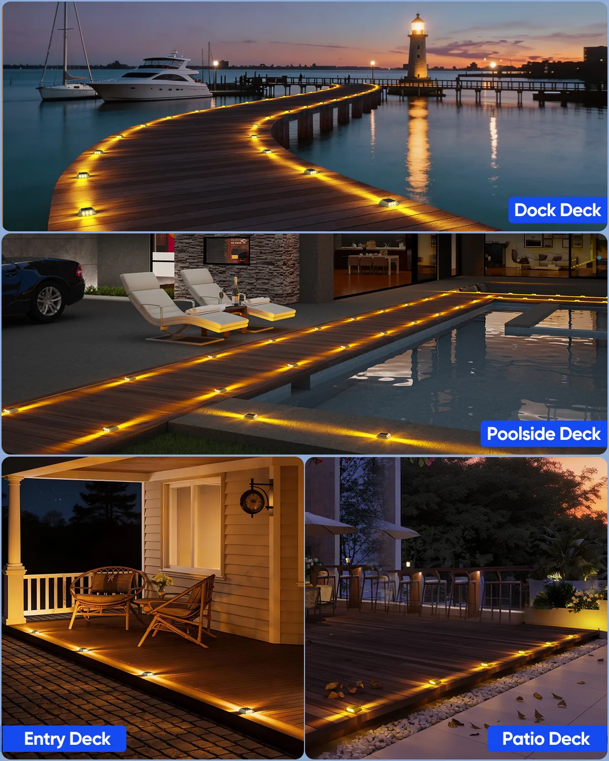 Solar Landscape Light(Deck Light)