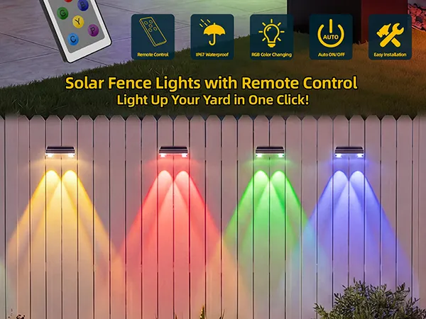 Solar Fence Lights(Small triangle style)
