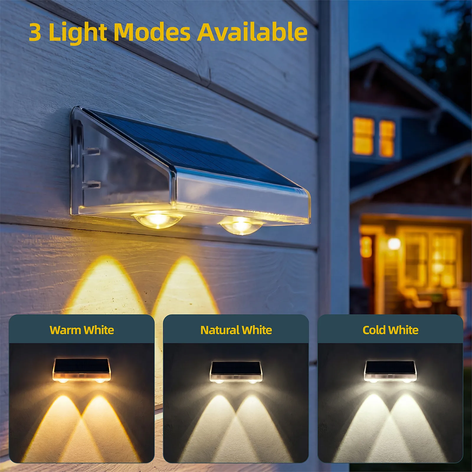 Solar Fence Lights(Small triangle style)